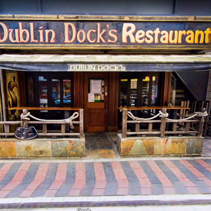 アメリカンな奮囲気を感じられるレストラン（Dublin Dock’s Restraunt）